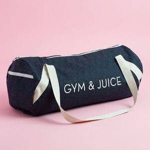 Private Party Gym & Juice Denim Gym Duffle Bag
